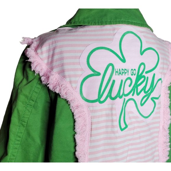 Saint Patrick's Green Jacket Irish Clover - Picture 5 of 6